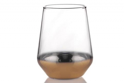 Čaše za vodu Shine zlatne 6/1